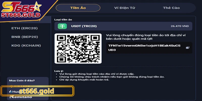 Lựa chọn hình thức nạp thuận tiện nhất sẽ giúp bạn thao tác dễ dàng