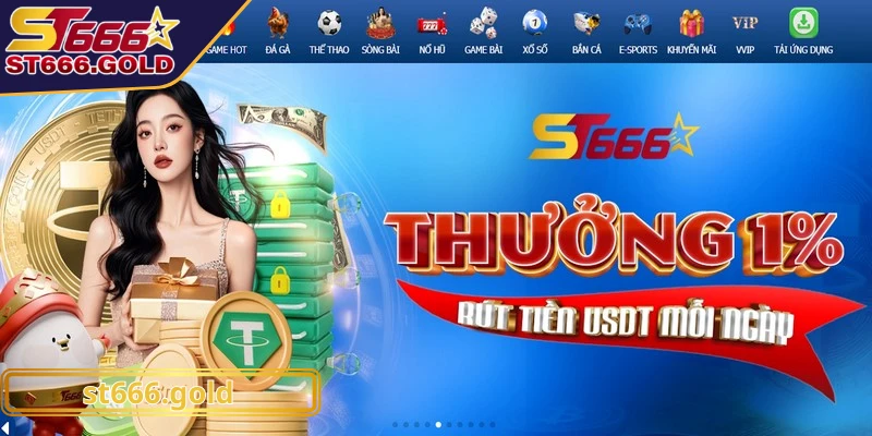 Ứng dụng ST666 tích hợp đầy đủ các tính năng như trên website